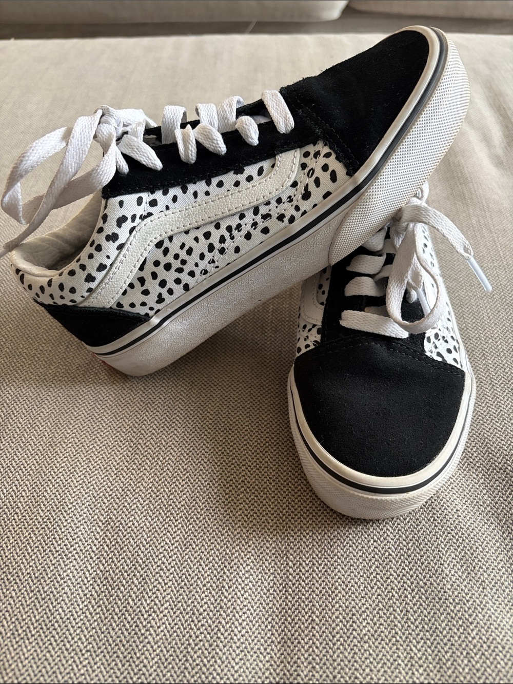 Vans Kids Old Skool Dalmatian Sneakers